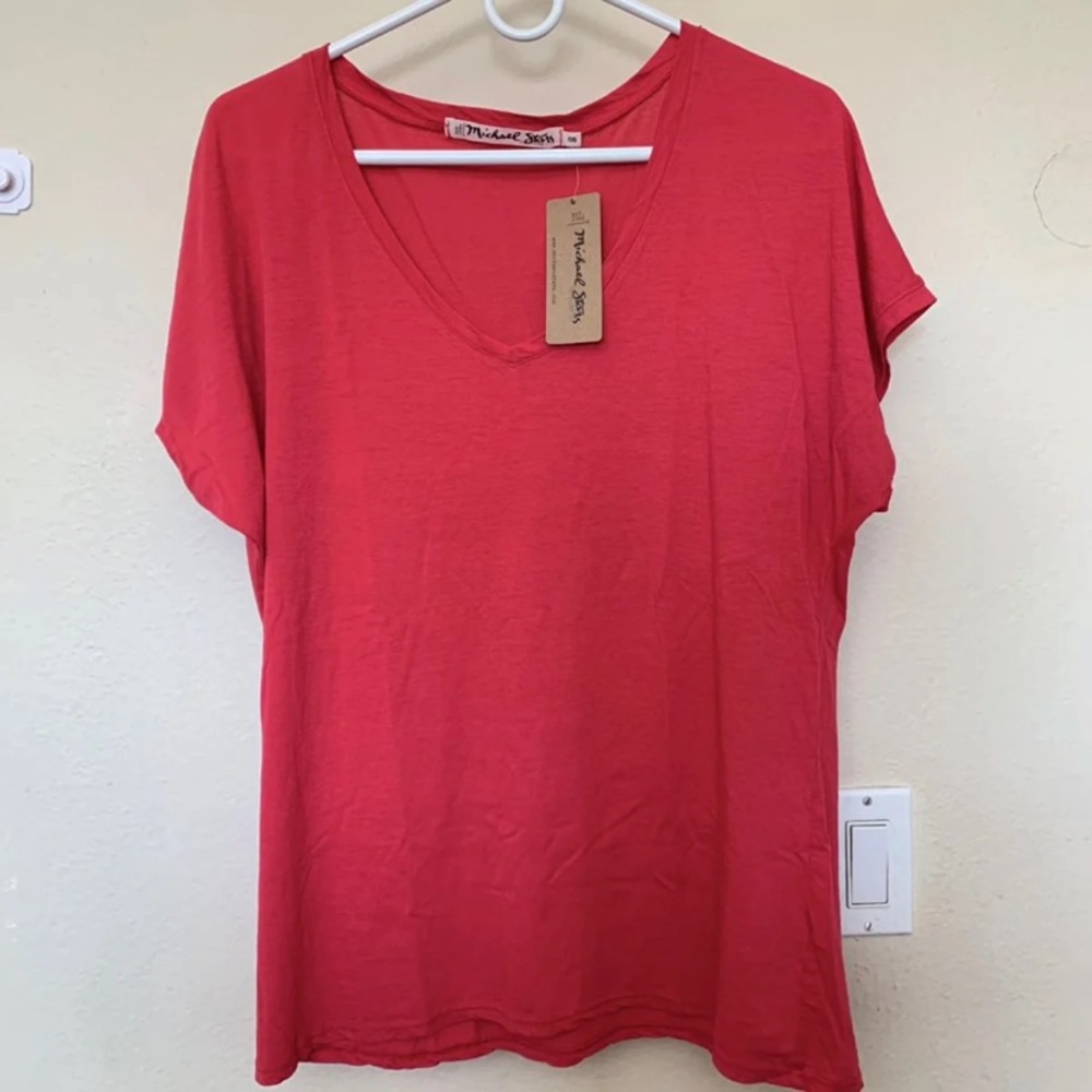 Michael Stars Nordstrom Pink Tee NWT